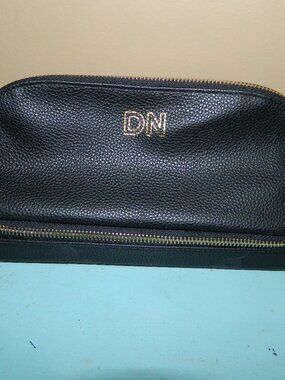Mark & Graham Dual Travel Organizer Black "DN" Mono